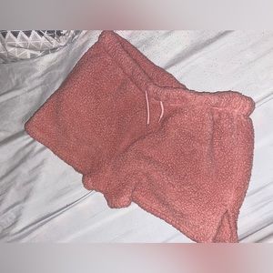 Fluffy shorts